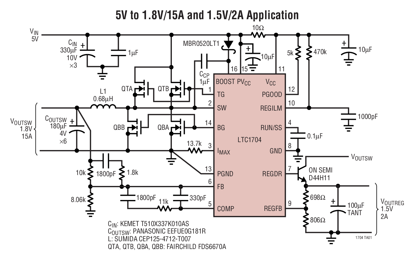 LTC1704Ӧͼ